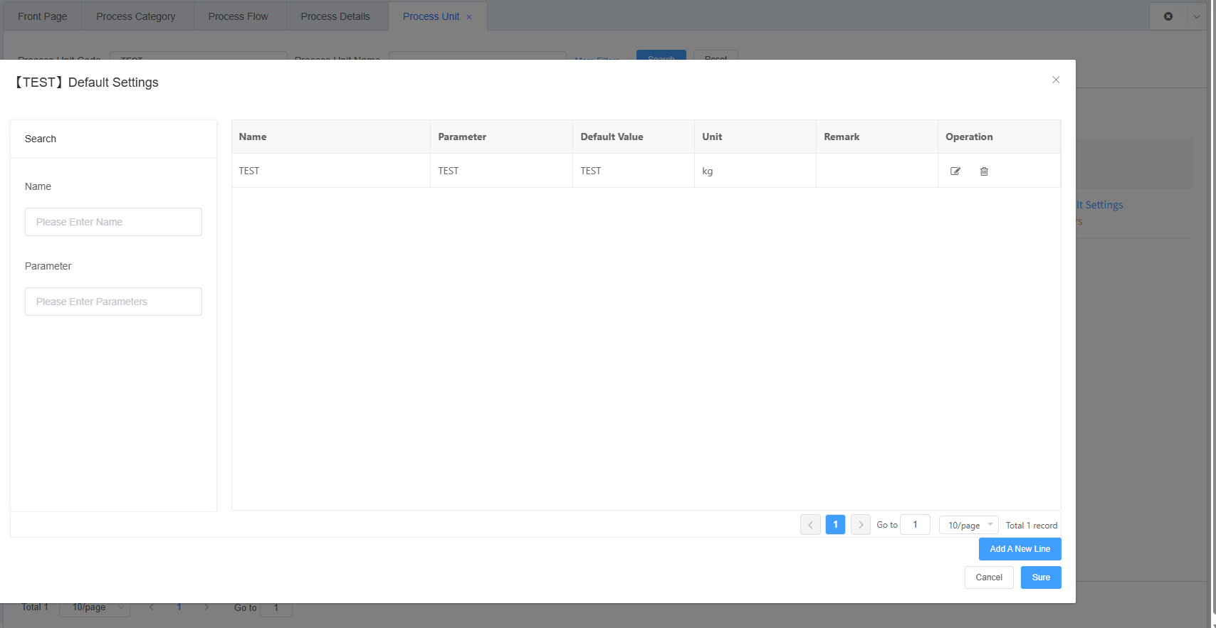 General Preset Set Value Dialog Screenshot