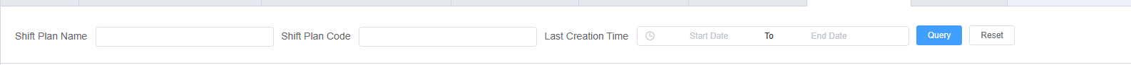 Schedule Plan Query Screenshot