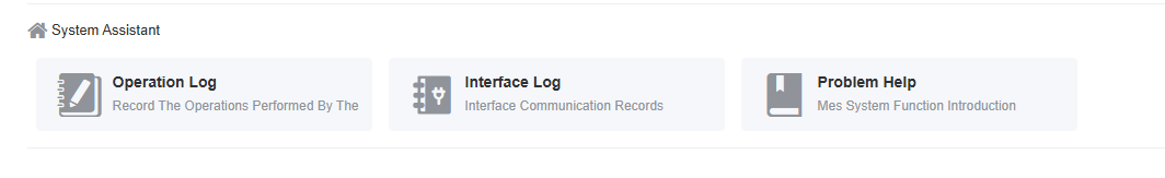 System Assistant Function Screenshot