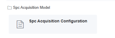 SPC Collection Model Function Screenshot