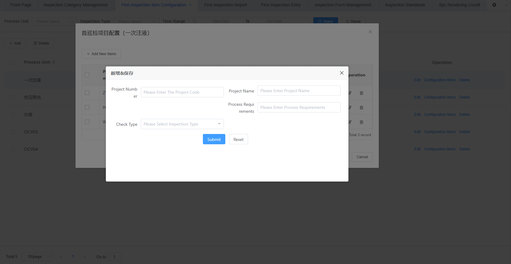 Add Item Screenshot