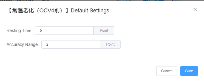 Rest Preset Set Value Dialog Screenshot